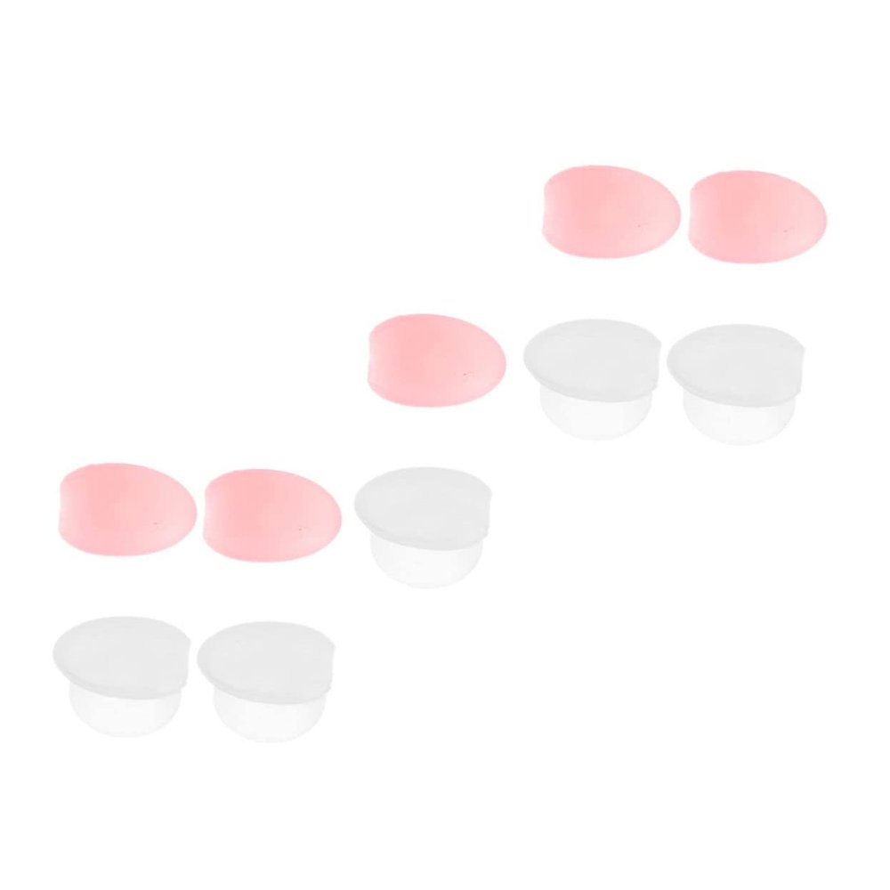 Didiseaon 10Pcs Silicone Lip Brush Protector Covers Lost Brush Head Holder with Suction Cup Design Reusable and Easy Storage
