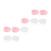 Didiseaon 10Pcs Silicone Lip Brush Protector Covers Lost Brush Head Holder with Suction Cup Design Reusable and Easy Storage view 1