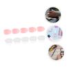 Didiseaon 10Pcs Silicone Lip Brush Protector Covers Lost Brush Head Holder with Suction Cup Design Reusable and Easy Storage view 3