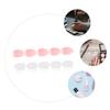 Didiseaon 10Pcs Silicone Lip Brush Protector Covers Lost Brush Head Holder with Suction Cup Design Reusable and Easy Storage view 4