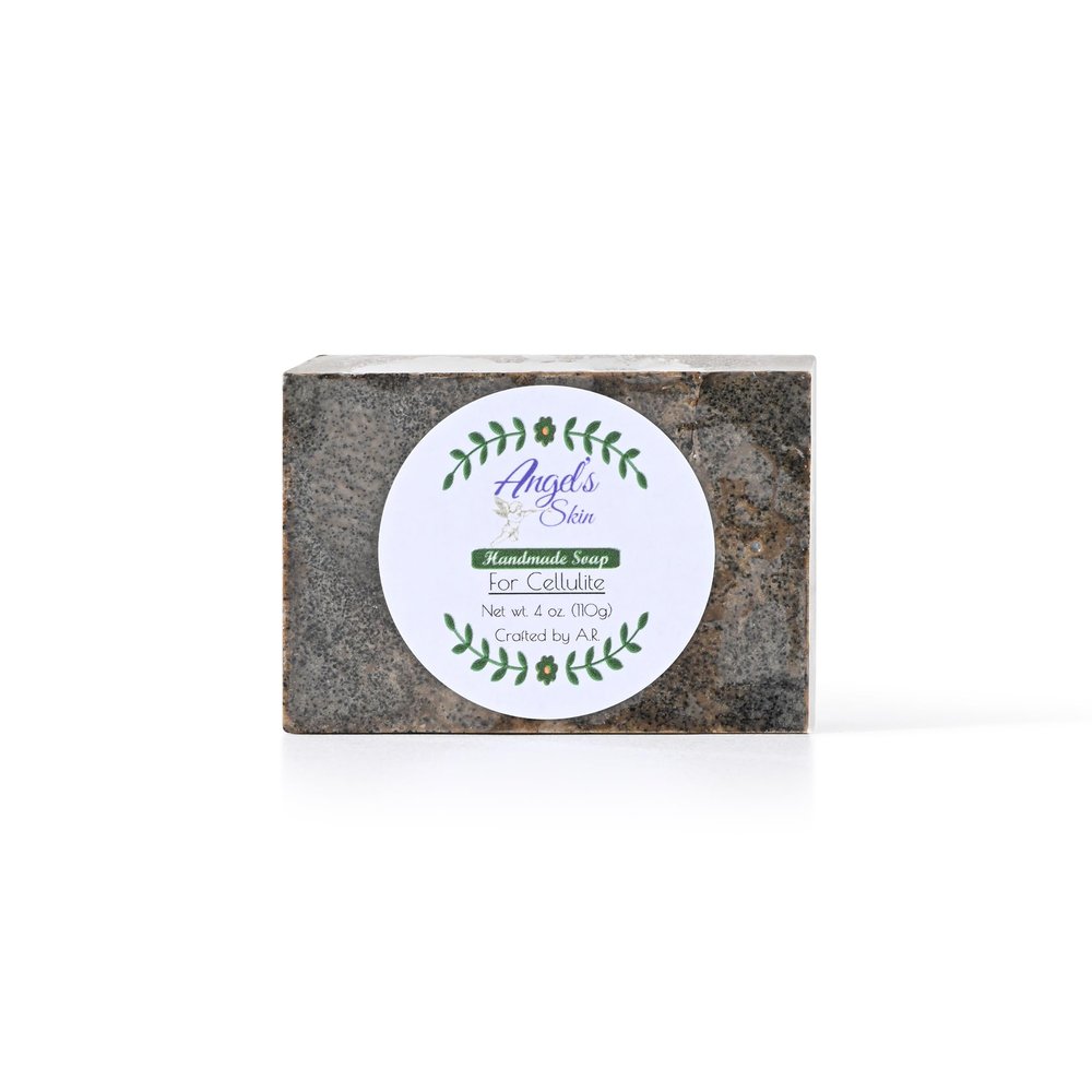 Angel's Skin Cellulite Massager - Anti-Cellulite Soap Bar [4 Oz] - Jabon para Celulitis [4 Oz]