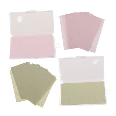 Didiseaon 2Pcs Blotting Paper Facial Oil Absorbing Tissues for Oily Skin Portable Material Face for Zone and Combination Skin Use