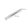Didiseaon Stainless Steel Nose Hair Trimmer Tool Lightweight Portable Round Head Nose Hair Tweezer for Safe Travel Friendly Grooming view 2