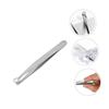 Didiseaon Stainless Steel Nose Hair Trimmer Tool Lightweight Portable Round Head Nose Hair Tweezer for Safe Travel Friendly Grooming view 3