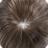 FACE MIRACLE Men's Toupee Hairpieces French Lace PU Poly Skin Human Hair Bleached Knots Natural Hairline Hand Tied Hair Replacement System for Men 7X10#3 Dark Brown view 3