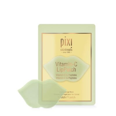 Pixi Beauty Vitamin-C Lip Patch | Brightens, Smooths & Hydrates Lips | With Vitamin C & Peptides | 1 Count