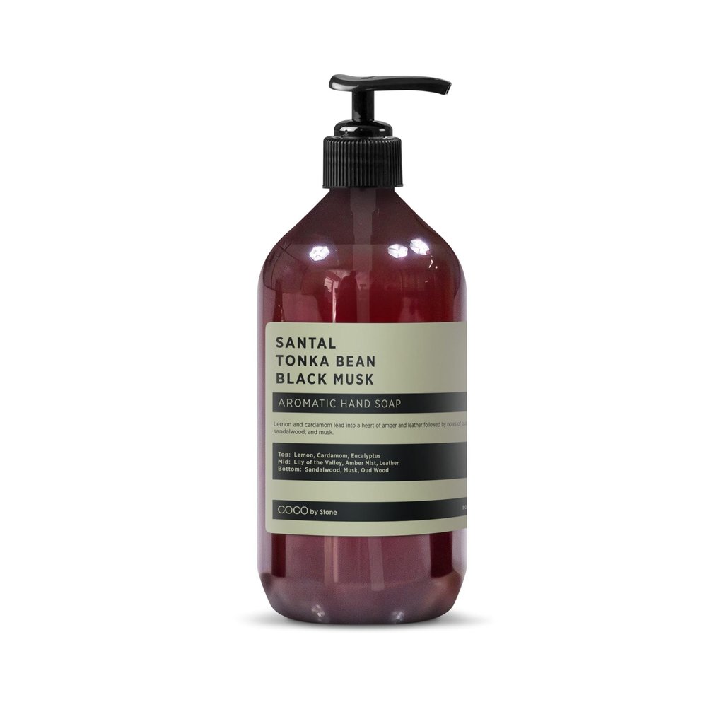 COCO by Stone 16oz Hand Soap Santal, Tonka Bean & Black Musk