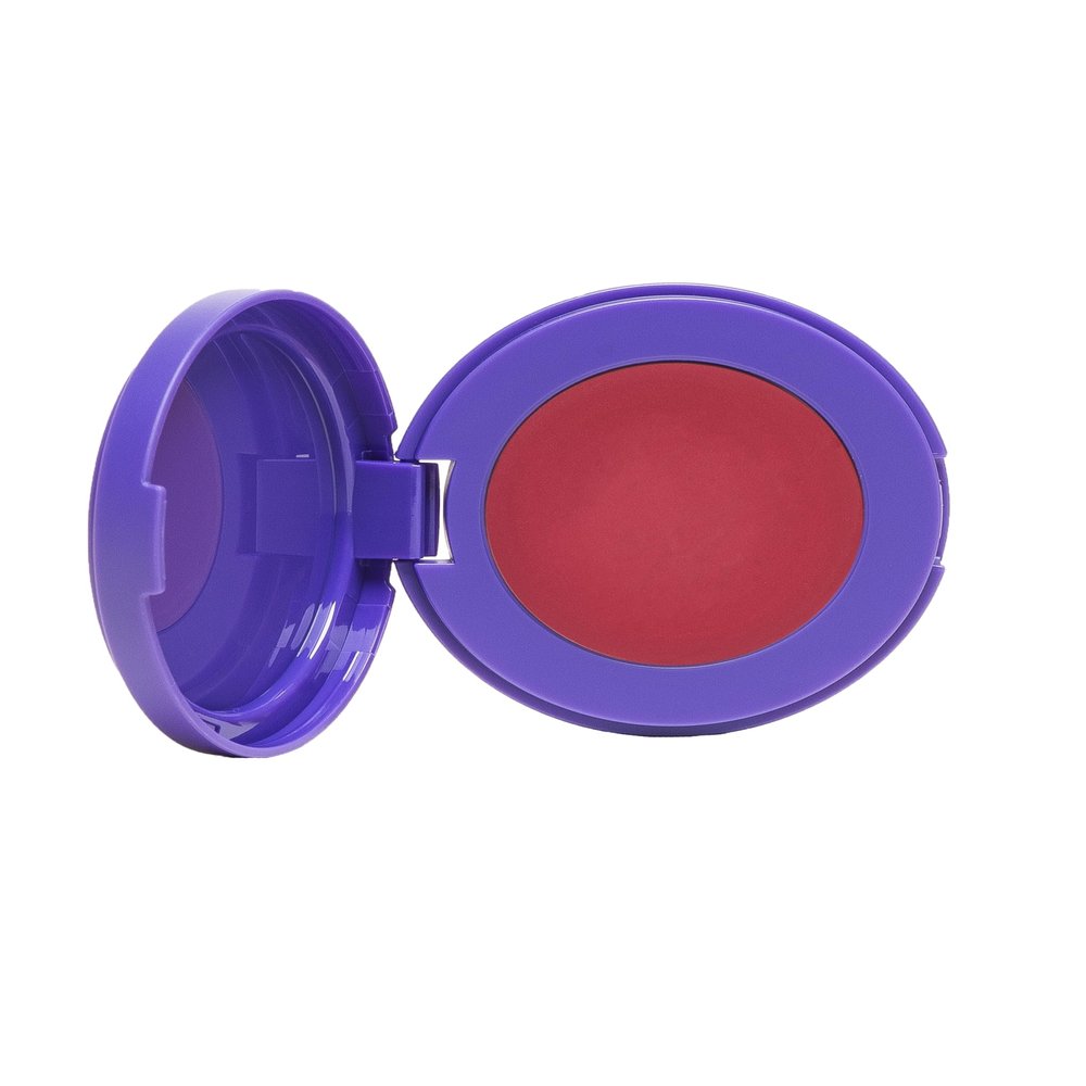 Cheekbone Courage Cream Lip & Cheek, Heartberry, Multi-Use Cream Color for Lips and Cheeks, Buildable, Pigmented Formula with Jojoba Oil, Recyclable Packaging, Vegan & Cruelty Free, 0.14 oz.