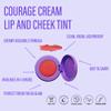 Cheekbone Courage Cream Lip & Cheek, Heartberry, Multi-Use Cream Color for Lips and Cheeks, Buildable, Pigmented Formula with Jojoba Oil, Recyclable Packaging, Vegan & Cruelty Free, 0.14 oz. view 2