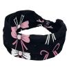 1 Pack Colorful Art Bow Elastic Soft Fabric Non-Slip Women's Fashion Headbands - Soft, Wide, and Stylish for All Occasions view 1
