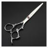 Hair Cutting Shears 6 inch Barber Scissors, Set Barber Scissors, Thinning Barber Scissors, Barber Scissors, Hairdressing Scissors for Men Women/Salon/Home/Stylist (Sliver Cutting-W view 1