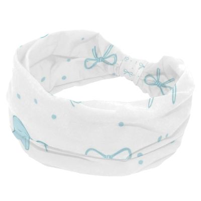 1 Pack Colorful Art Bow Elastic Soft Fabric Non-Slip Women's Fashion Headbands - Soft, Wide, and Stylish for All Occasions