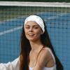 1 Pack Colorful Art Bow Elastic Soft Fabric Non-Slip Women's Fashion Headbands - Soft, Wide, and Stylish for All Occasions view 2