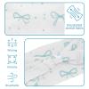 1 Pack Colorful Art Bow Elastic Soft Fabric Non-Slip Women's Fashion Headbands - Soft, Wide, and Stylish for All Occasions view 4