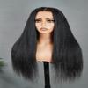ISEE Hair Glueless Wigs Human Hair Pre Plucked Pre Cut 7x5 Kinky Straight HD Lace Front Wig Human Hair Pre Plucked For Beginners 3 Second To Wear 18 Inch view 4
