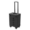 4 in 1 Rolling Makeup Case, Extra Large Aluminum Cosmetic Train Case with 360 Wheels, Professional Travel Organizer view 1