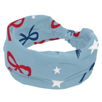1 Pack Wide Headbands For Women Elastic Headband Colorful Art Bow Head Bands Women's Hair Band Turban Workout Soft Sweat Hairband Accessories