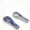 2-Pack Razor Travel Case Set - Hard Plastic Storage Box for Manual Shavers & Trimmers | Compact, Lightweight & Durable | Fits in Dopp Kits & Gym Bags view 1