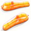 2-Pack Razor Travel Case Set - Hard Plastic Storage Box for Manual Shavers & Trimmers | Compact, Lightweight & Durable | Fits in Dopp Kits & Gym Bags view 1