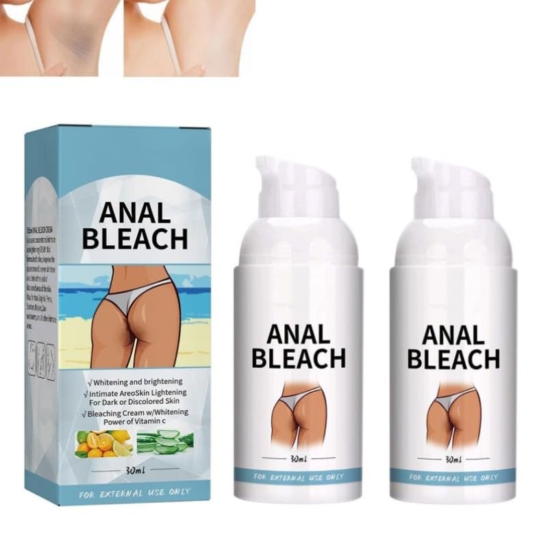 2PCS Crema para Reparadora las axilas y las partes privadas, Crema Para Manchas Oscuras en la zona intima, Para Piel Entrepierna, axilas, Manchas Codos, cuello,Piernas Zonas Partes Intimas