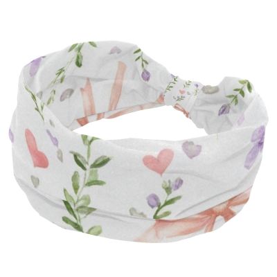 1 Pack Colorful Art Bow Elastic Soft Fabric Non-Slip Women's Fashion Headbands - Soft, Wide, and Stylish for All Occasions