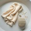 2 Pack Natural Loofah Sponge Exfoliating Body Scrubber, Eco-Friendly Body Scrubber for Smooth SkinDry & Wet Use for Circulation & DetoxBeige. view 4