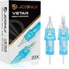 JCONLY VETAR TATTOO CARTRIDGE NEEDLES - 20Pcs Tattoo Needles Sample Combination Packaging 10 Szie 1003RLL 1005RLL 1007RLL 1009RLL 1207RSL 1209MGL 1207CML 1209CML 1211CML 1215CML view 1