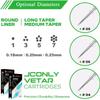JCONLY VETAR TATTOO CARTRIDGE NEEDLES - 20Pcs Tattoo Needles Sample Combination Packaging 10 Szie 1003RLL 1005RLL 1007RLL 1009RLL 1207RSL 1209MGL 1207CML 1209CML 1211CML 1215CML view 3