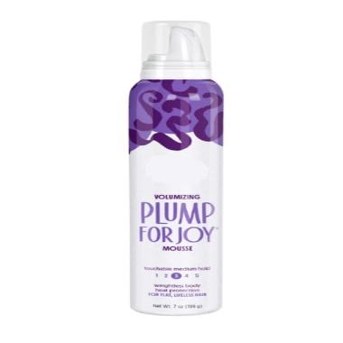 Plump for Joy Volumizing Mousse, Weightless Volume & Long-Lasting Body - 7 oz (Pack of 1)