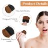 30 Pcs Disposable Blush Brushes, Disposable Makeup Brushes for Cheeks, Liquid & Cream, Mini Makeup Brush, Soft Synthetic Bristles, Oil-Free Application view 3