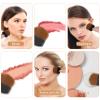 30 Pcs Disposable Blush Brushes, Disposable Makeup Brushes for Cheeks, Liquid & Cream, Mini Makeup Brush, Soft Synthetic Bristles, Oil-Free Application view 4