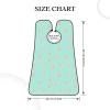 Beard Trimming Hair Catcher, Blue Mint Green Gold Leopard Print Shave Bib, Non-Stick Bib Apron Waterproof, Shaving Tool for Men for Husband Fathers Day view 3