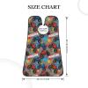 PPIKTC Beard Shaving Cape with Suction Cups, Grunge Monster Truck Car Art Shave Bib, Non-Stick Waterproof Hair Catcher, Grooming Bib for Men Husband view 3