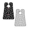 PPIKTC No-Slip Shaving Bib, Beard Grooming Apron with Strong Suction Cups, Cool Black Motorcycle view 2