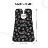 PPIKTC No-Slip Shaving Bib, Beard Grooming Apron with Strong Suction Cups, Cool Black Motorcycle view 3
