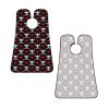 PPIKTC Adjustable Beard Catcher Apron, Black Red Love Heart Skull and Crossbones Shave Bib, Non-Stick Waterproof Grooming Bib, Shaving Essential for Men Dad Christmas view 2