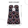 Adjustable Beard Catcher Apron, American Flag and Bald Eagle Patriotic Black Shave Bib, Non-Stick Waterproof Grooming Bib, Shaving Essential for Men Dad Christmas view 3