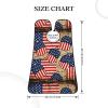 PPIKTC No-Slip Shaving Bib, Beard Grooming Apron with Strong Suction Cups, Grunge USA Flag view 3
