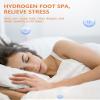 ASHLGQB 5000PPB Hydrogen Footbath Spa Machine, 3 Speed Adjustment, High Density Ionic Foot Bubble Bath Machine with Storage Box view 4