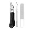 Angled Nail Clippers Oblique Ingrown Toenail Thick Nails Men Seniors Fingernail Slanted Nail Cutter Trim view 1
