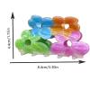 Five Flowers Hair Clips,Flower Claw Clips,Flower Hair Claw Clip,Acrylic Hair Clips,Small Claw Clips for Gir (Five Flowers) view 2