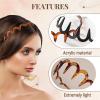 2025 New U Shape Fashion Tooth Hair Comb Headband, High Cranium Head Bands for Women's Hair, Reversible Headbands with Teeth, Zig Zag Headbands for Women (2-Red) view 4