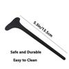 2 Pcs Black Mascara Shield, Reusable with Non-Slip Grip, Ideal for Beginners, Prevents Makeup Residue During Eyelash Application view 2