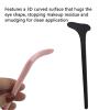 2 Pcs Black Mascara Shield, Reusable with Non-Slip Grip, Ideal for Beginners, Prevents Makeup Residue During Eyelash Application view 4