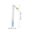 Didiseaon 4pcs Eyelash Brush Keychain with Rhinestone Plastic Mascara Wands for Women Travel Friendly Eyebrow and Eyelash Tube Applicators for Beginners and Makeup Artists view 3