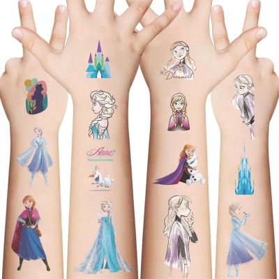 10 Sheets Frozen Temporary Tattoos Stickers Mixed Style Body Art Princess Temporary Tattoos Fake stickerfor Classroom Reward Birthday Party Event Decor (Princess)
