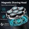 Electric 6D Floating Head Shavers for Bald Men, Magnetic Rotary Shaver for Men Face,Wet Dry IPX6 Men's Razor, LED Display Rechargeable with USB-C Charge view 2