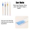 Ear Hole Cleaner, Earring Cleaner, Ear Piercing Cleaners Floss, Ear Piercing Cleaning Tool, Disposable Piercing Floss for Women Men, Piercings Cleaner Floss with Storage Tube view 4