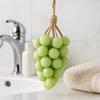 Grape Soap on a Rope  Handcrafted Grape-Shaped Bar for Face, Body & Hands Natural Cold Process Artisan Soap, Decorative Gift for Shower, Bathroom, or Home Display (1, Blue) view 3