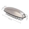 Aramox Stainless Steel Vegetable Washing Scrubber Brush Odor Remover Multipurpose Hand Fingernail Brushes, 3pcs Potato Sets with 304 Handle, Kitchen Nail Tools view 2
